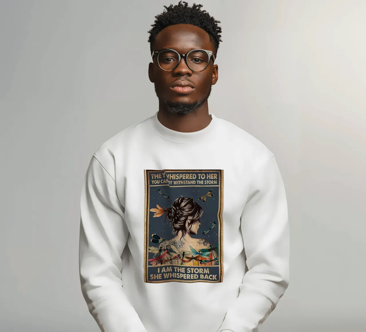weinlese sie flüsterten ihr zu ich bin der sturm sie ward isaac Sweatshirt von hibbs ronniee