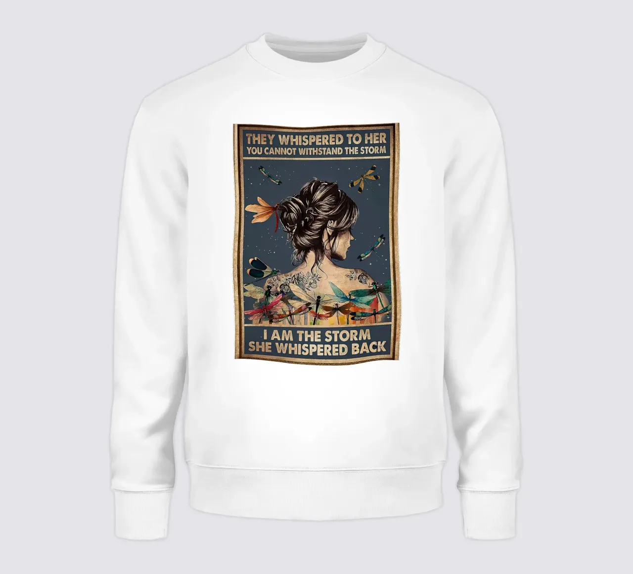 weinlese sie flüsterten ihr zu ich bin der sturm sie ward isaac Sweatshirt von hibbs ronniee