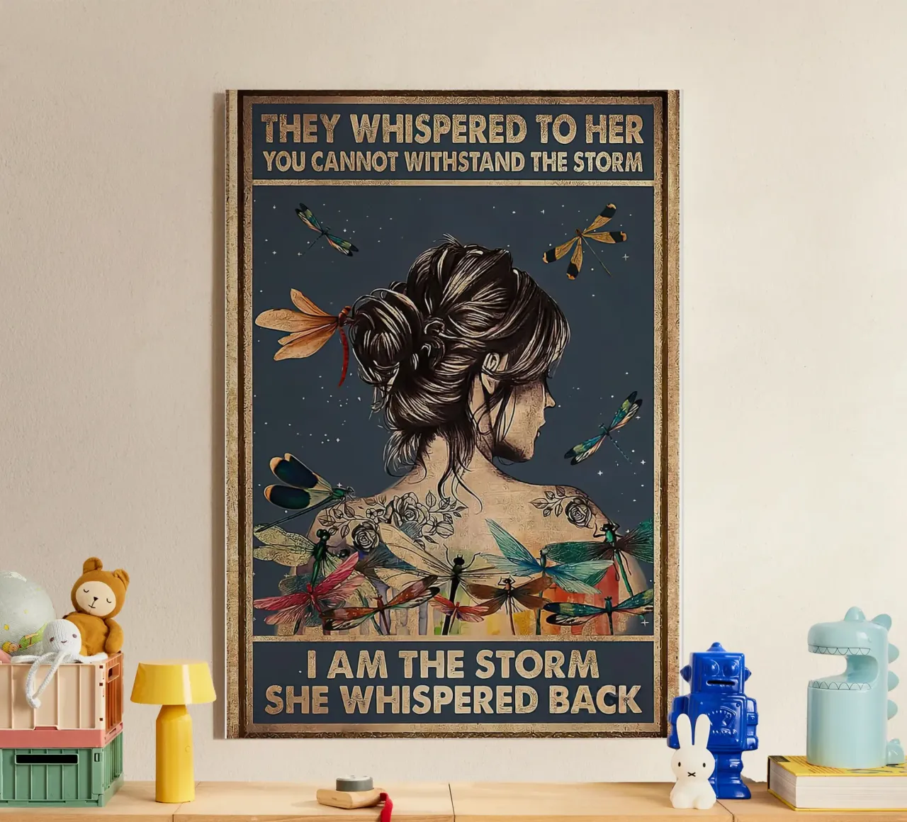 weinlese sie flüsterten ihr zu ich bin der sturm sie ward isaac Acryl-Glas von hibbs ronniee