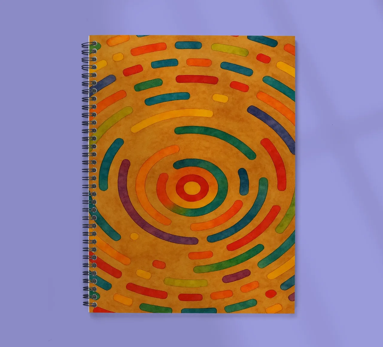 labyrinth circumference abstract drawing ilustration spiral notebook by Permatax
