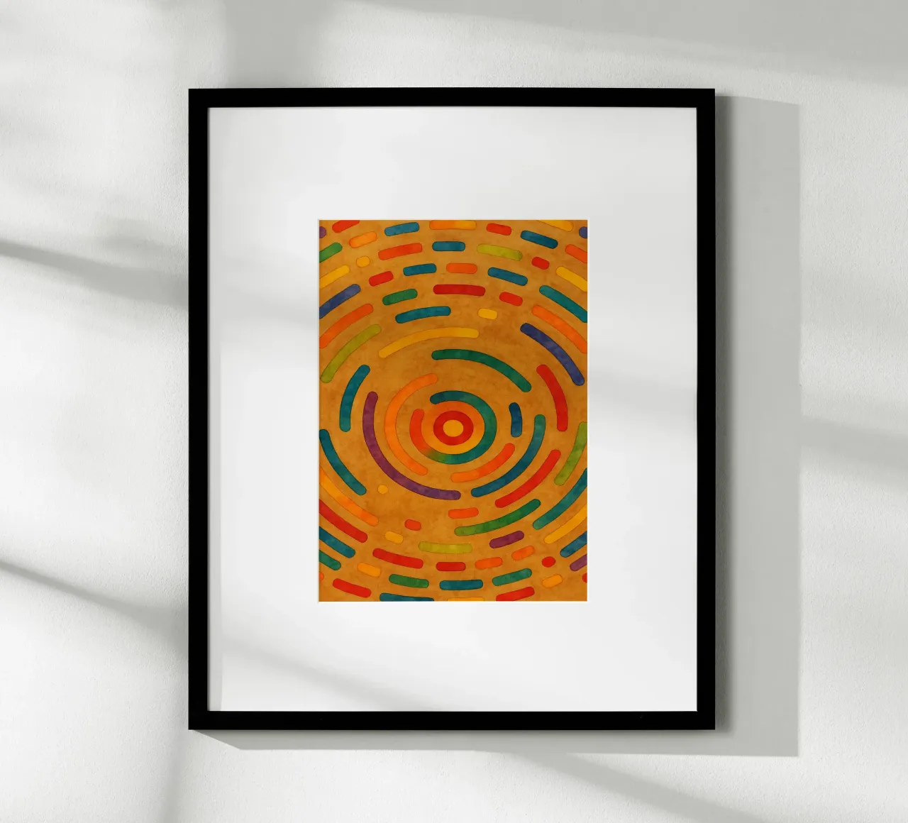 labyrint omtrek abstracte tekening ilustratie hahnemühle van Permatax