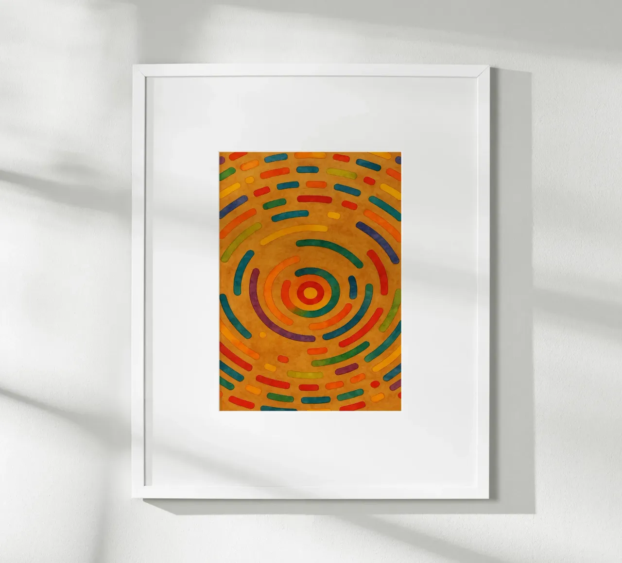 labyrint omtrek abstracte tekening ilustratie hahnemühle van Permatax