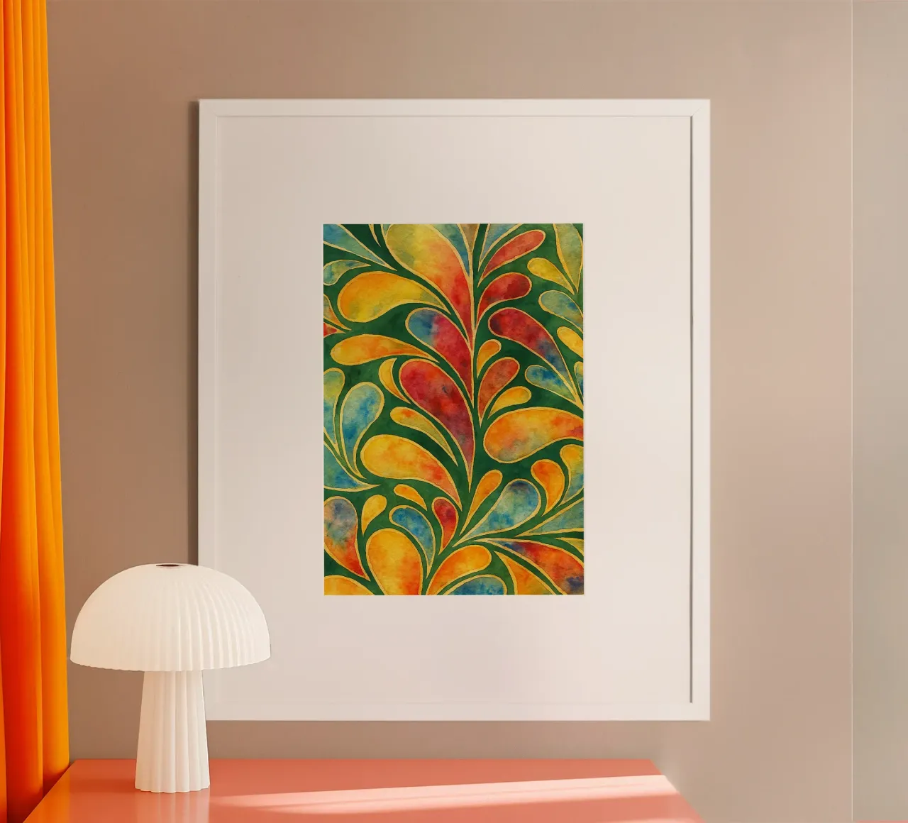 gebladerte abstracte tekening ilustratie hahnemühle van Permatax