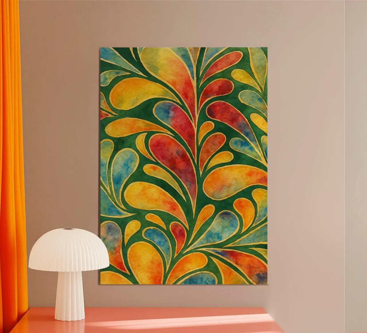 gebladerte abstracte tekening ilustratie hahnemühle van Permatax