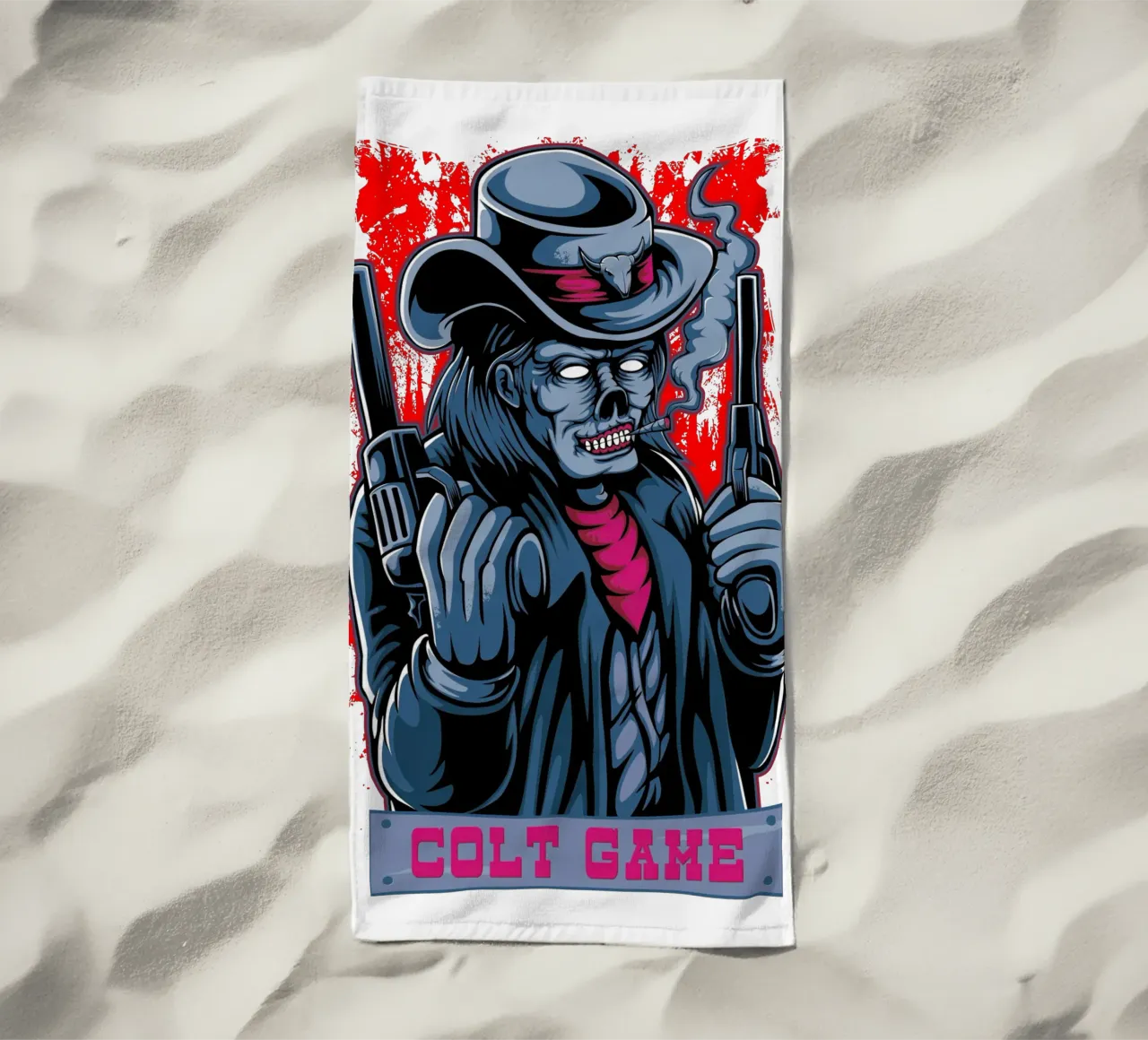 Illustrazione del gioco della Colt telo mare da Cute