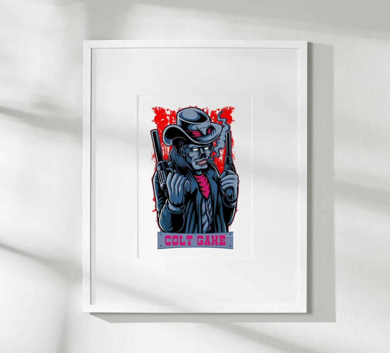 Illustrazione del gioco della Colt carta hahnemühle da Cute