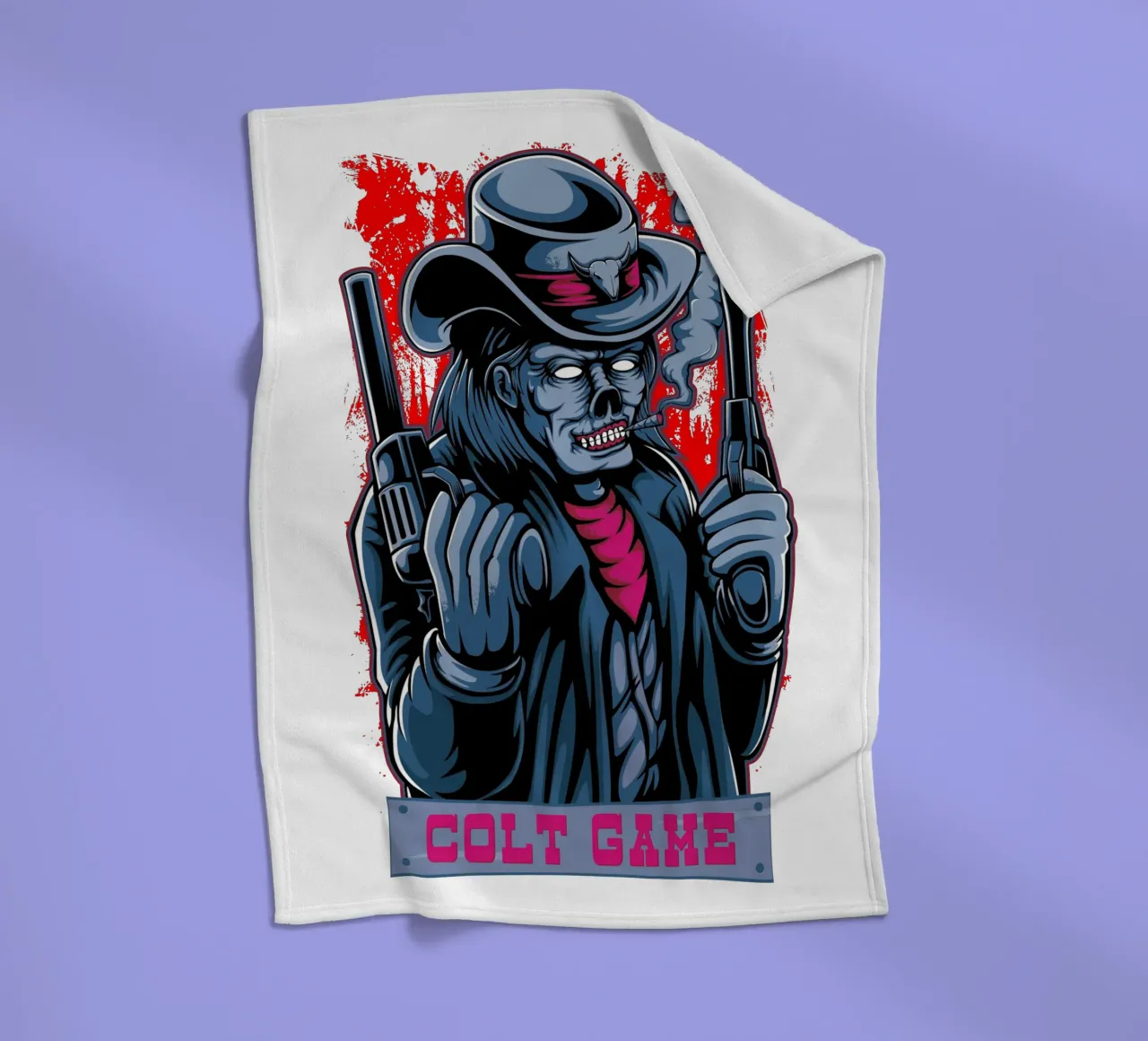 Illustrazione del gioco della Colt coperta in pile da Cute