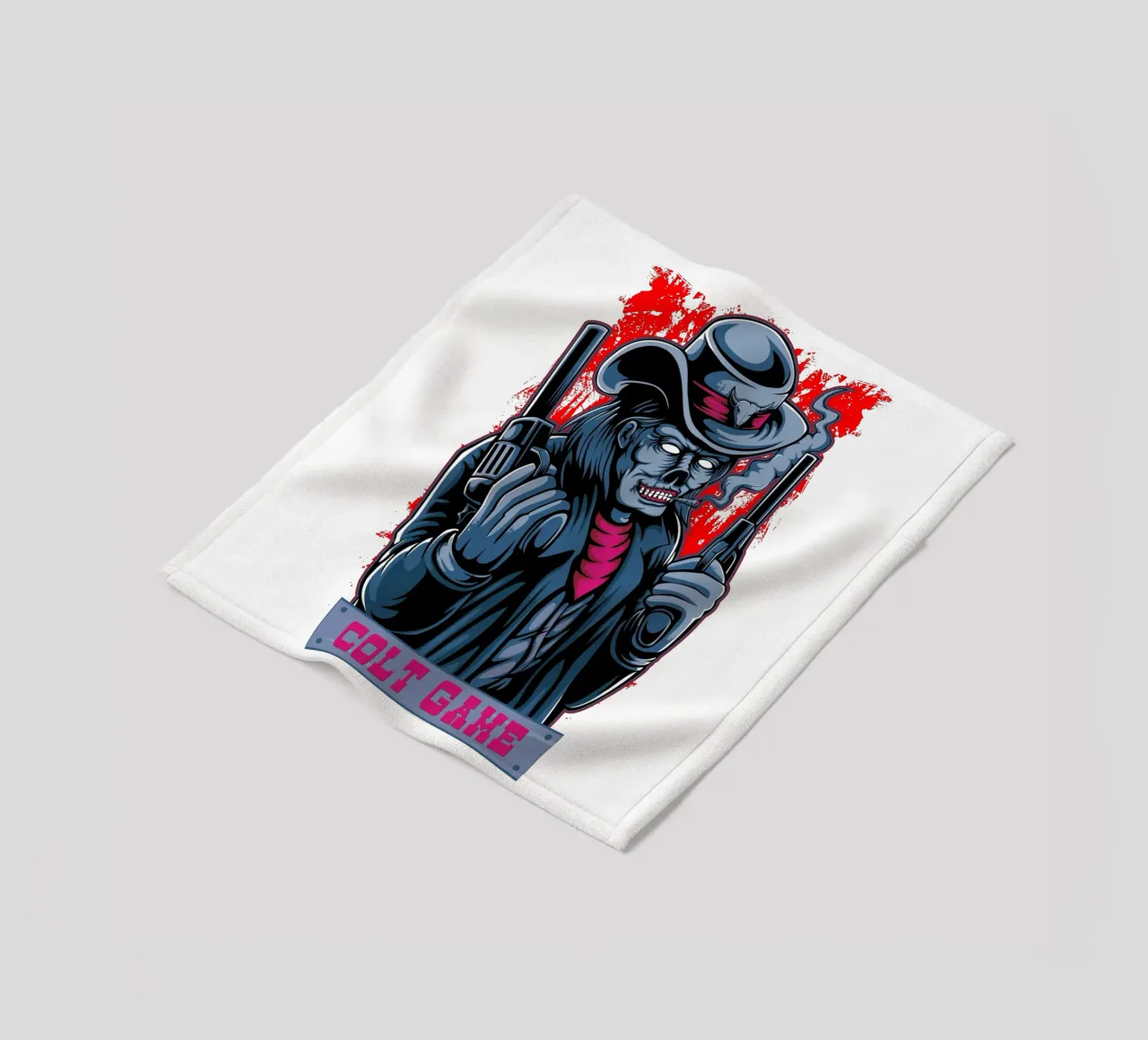Illustrazione del gioco della Colt coperta in pile da Cute