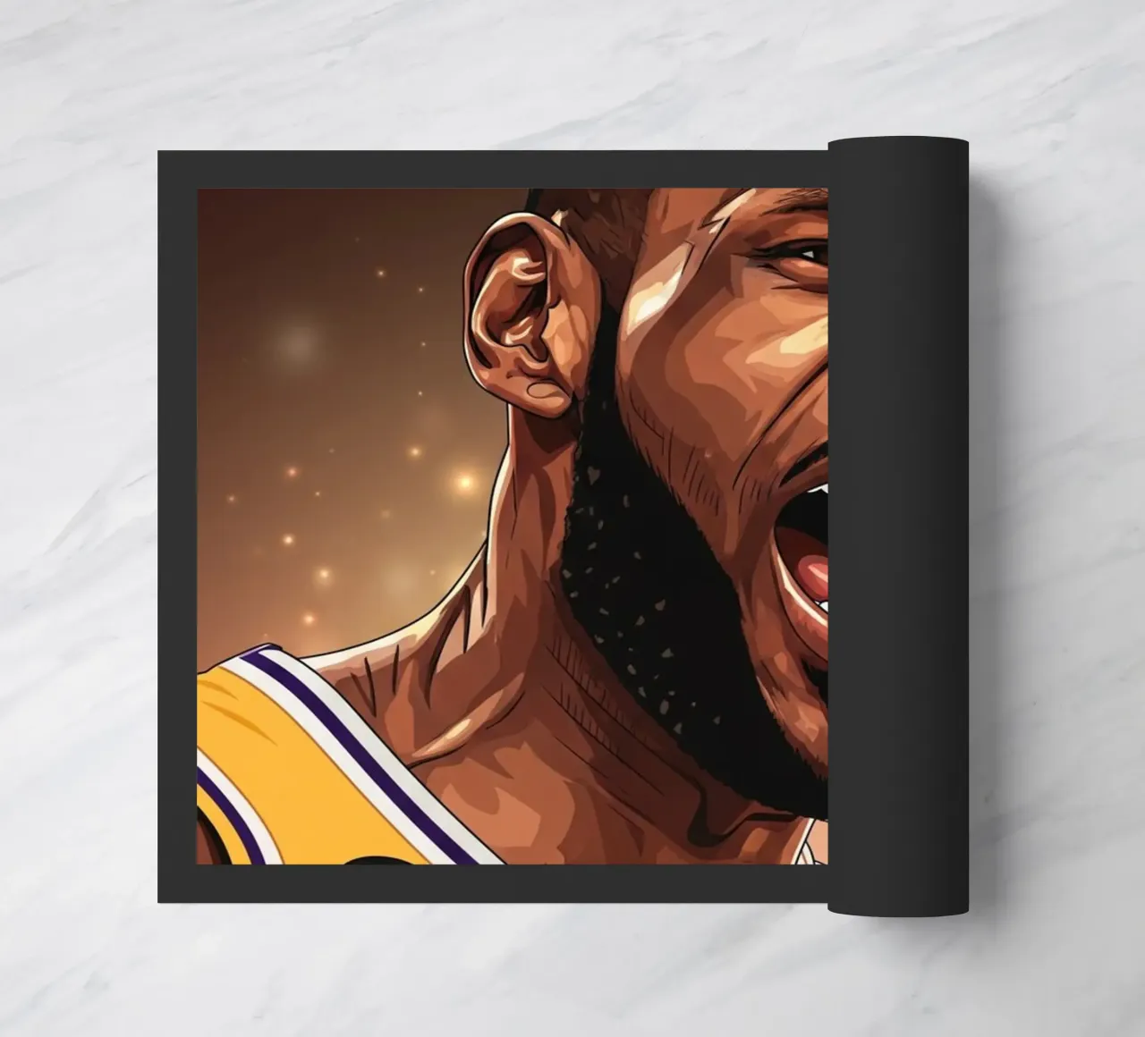 Lebron James portrait (1) zerbino da Lembayung art