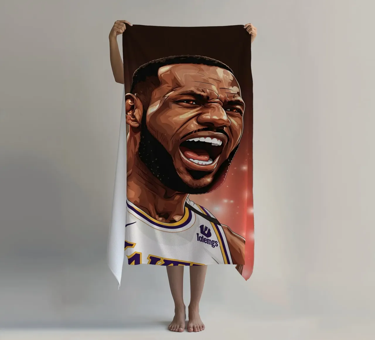 Lebron James portrait (1) telo mare da Lembayung art