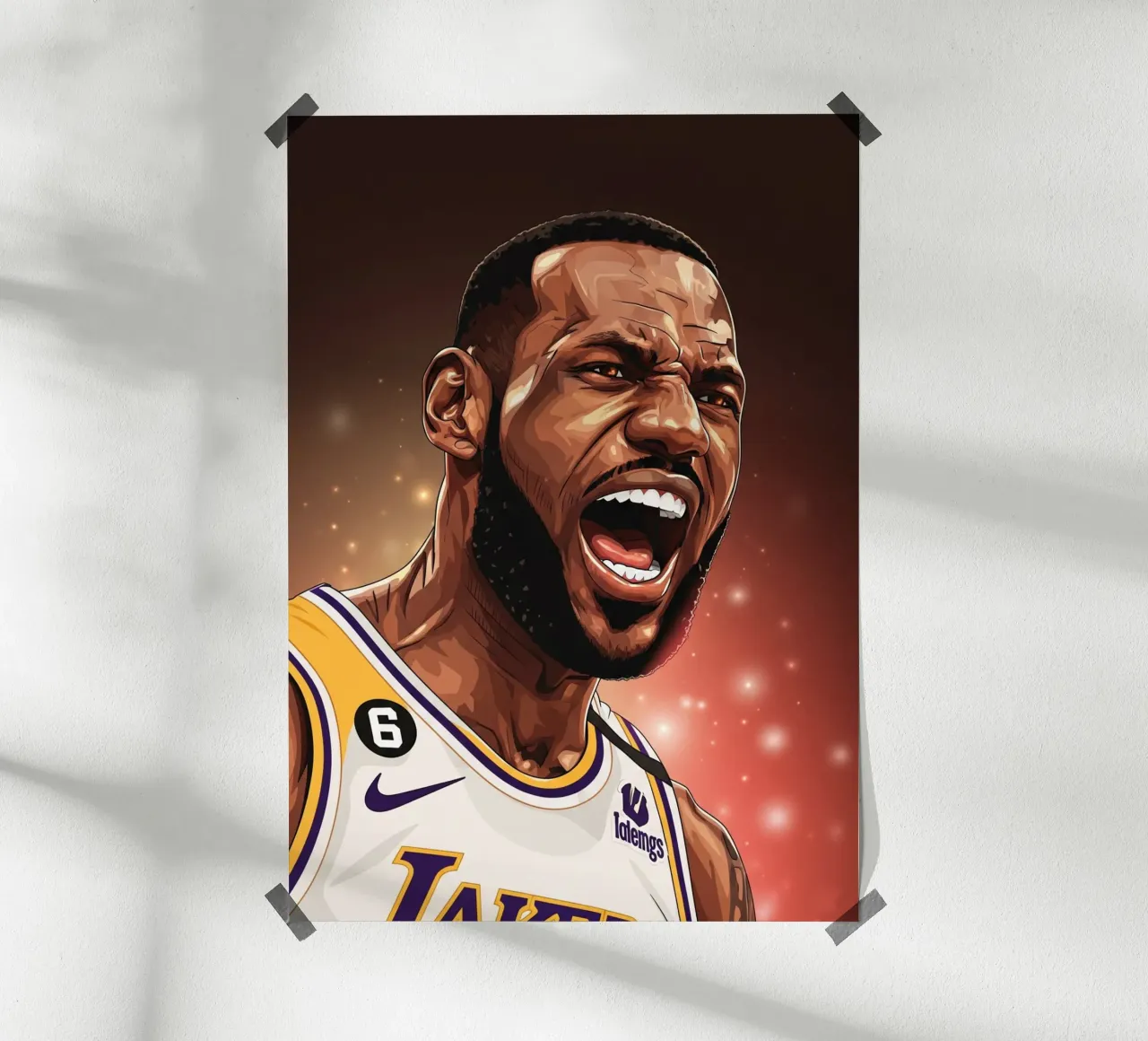 Lebron James portrait (1) carta hahnemühle da Lembayung art