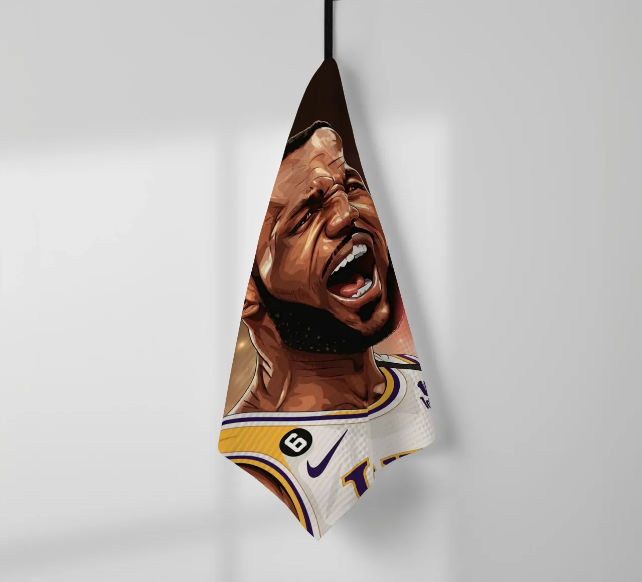 Lebron James portrait (1) canovaccio da cucina da Lembayung art