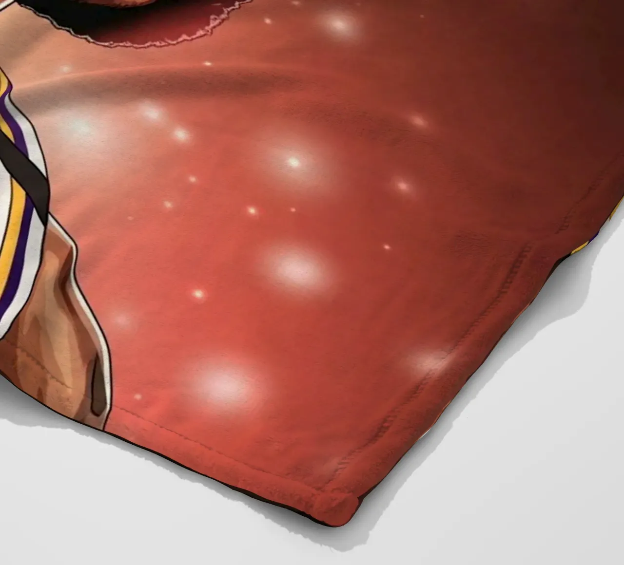 Lebron James portrait (1) coperta in pile da Lembayung art