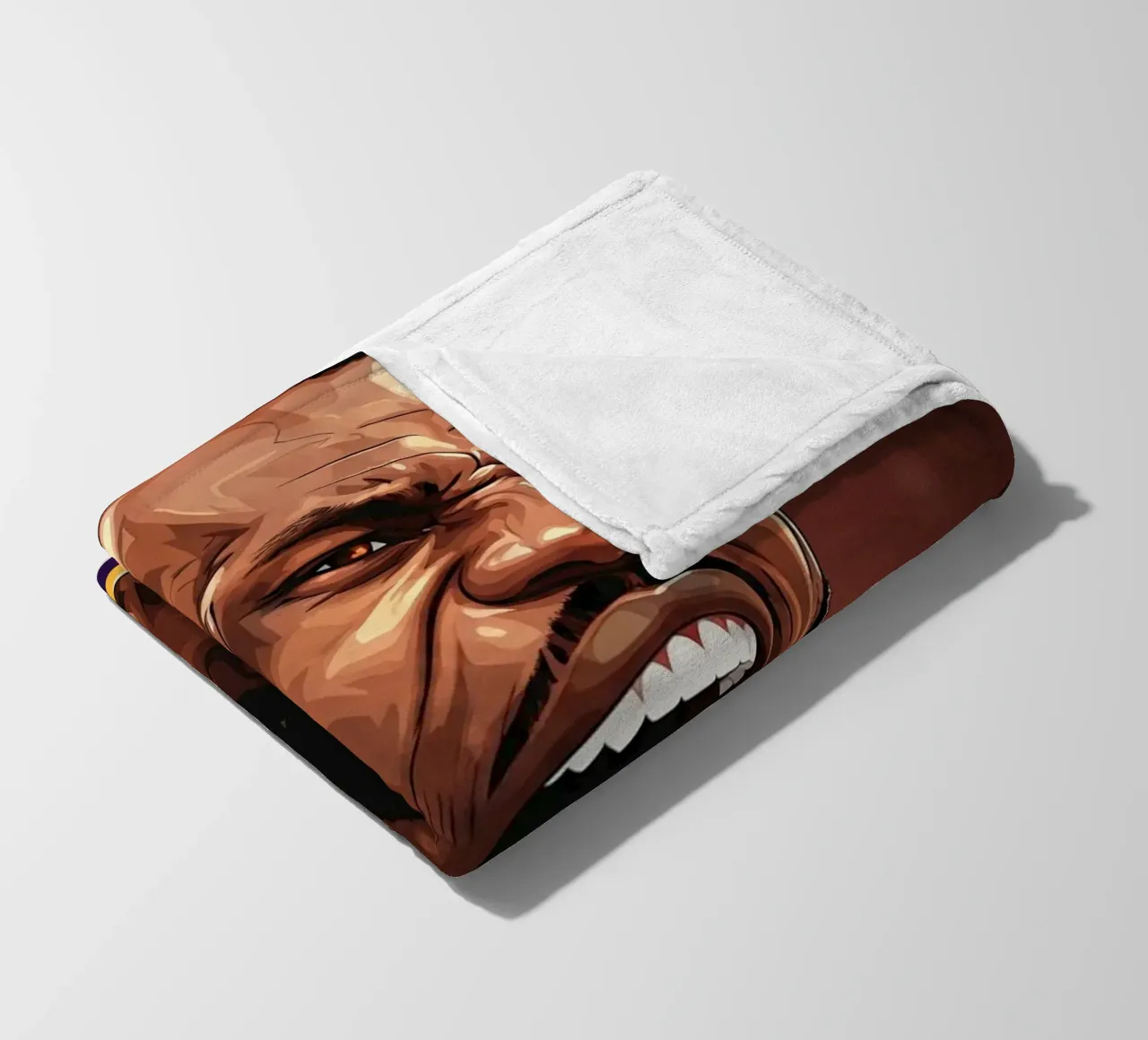Lebron James portrait (1) coperta in pile da Lembayung art
