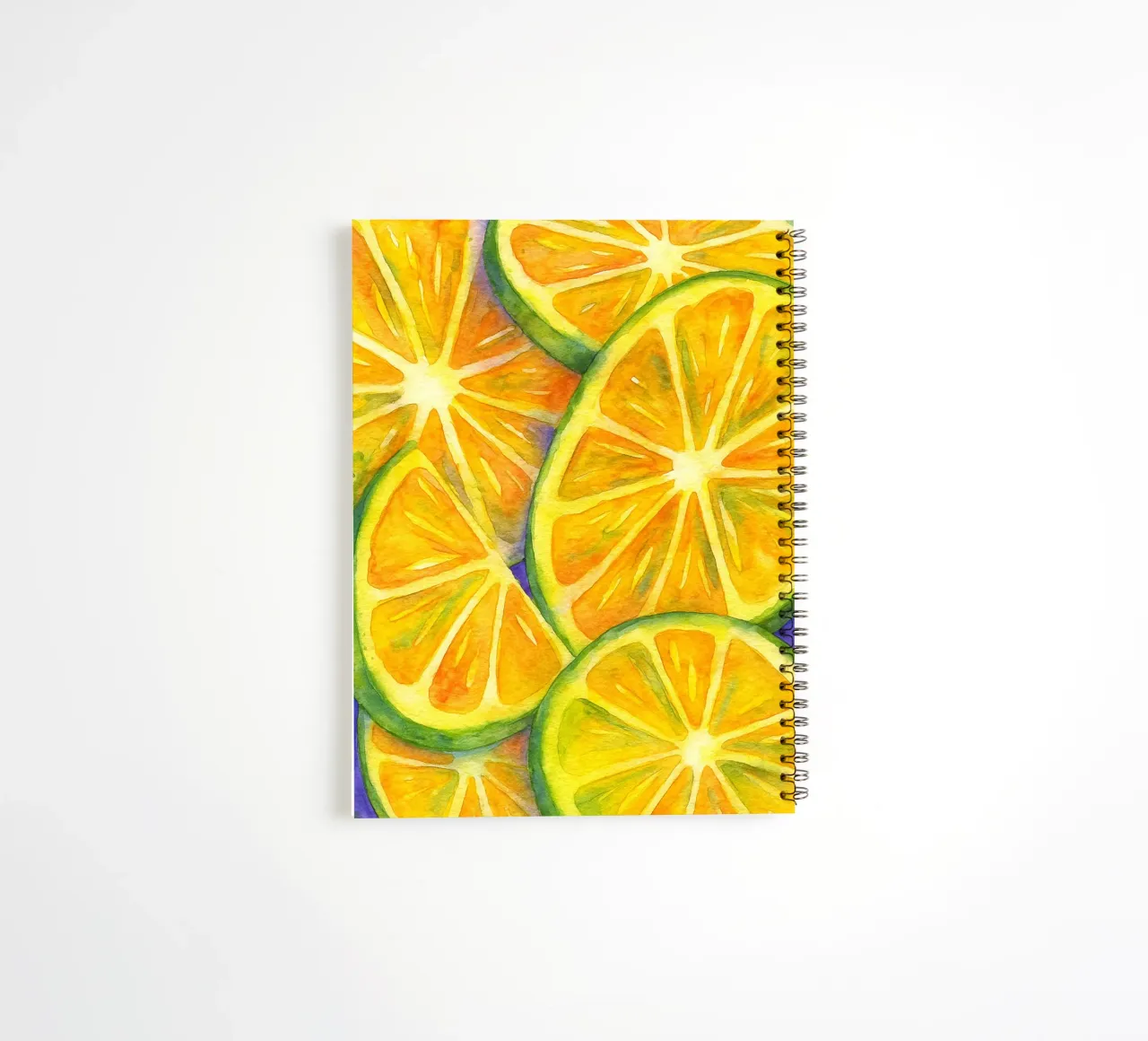 Limes dessin abstrait ilustration carnet à spirale de Permatax