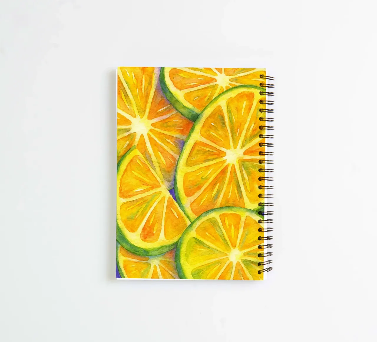 Limes dessin abstrait ilustration carnet à spirale de Permatax