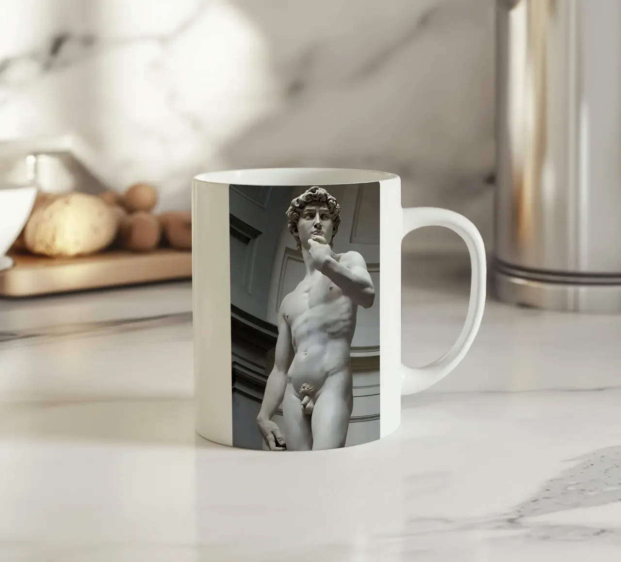 Micheslangelo La Creazione tazza in ceramica da NelidaRMackey