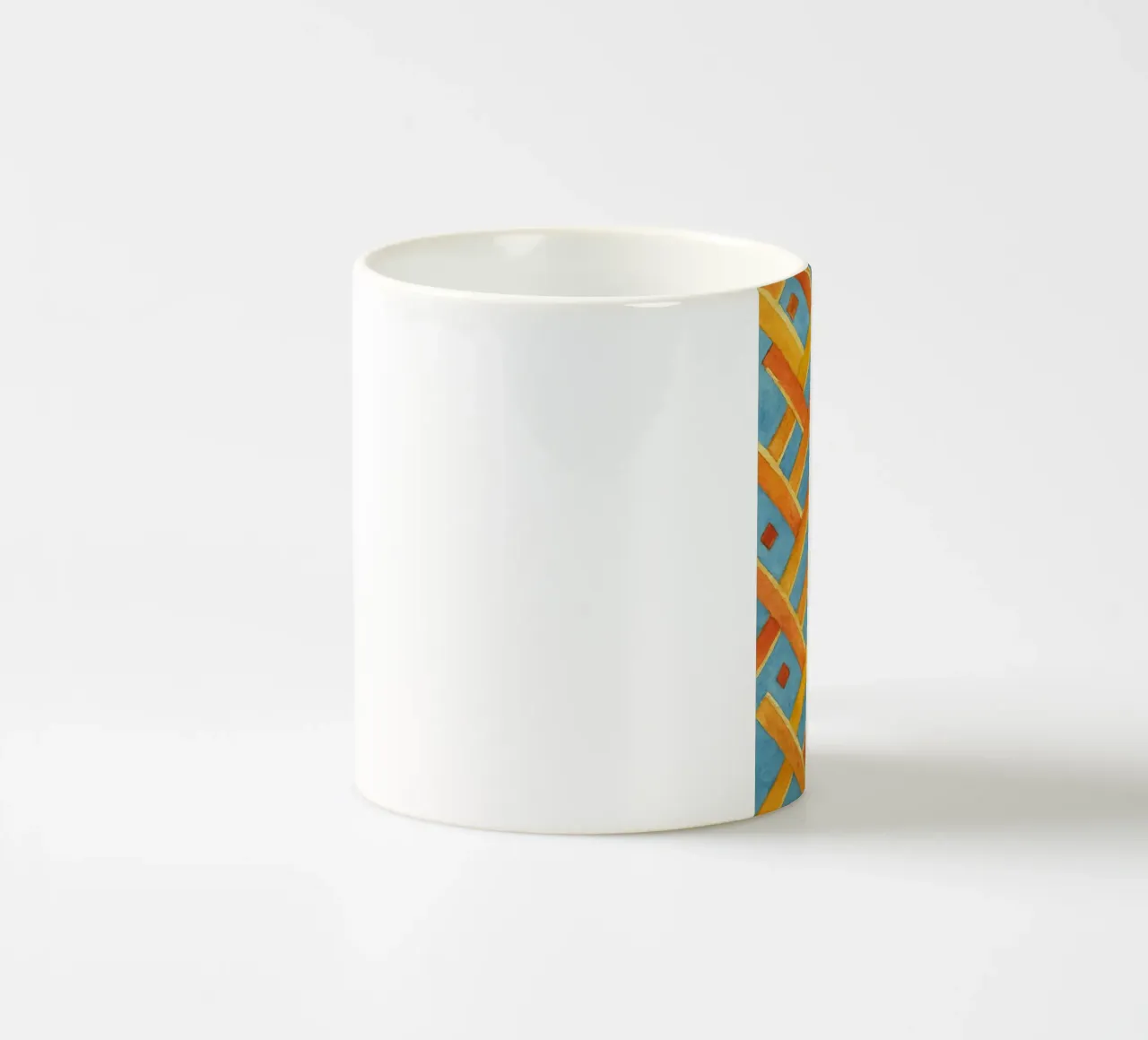 linea di illustrazione astratta tazza in ceramica da Permatax