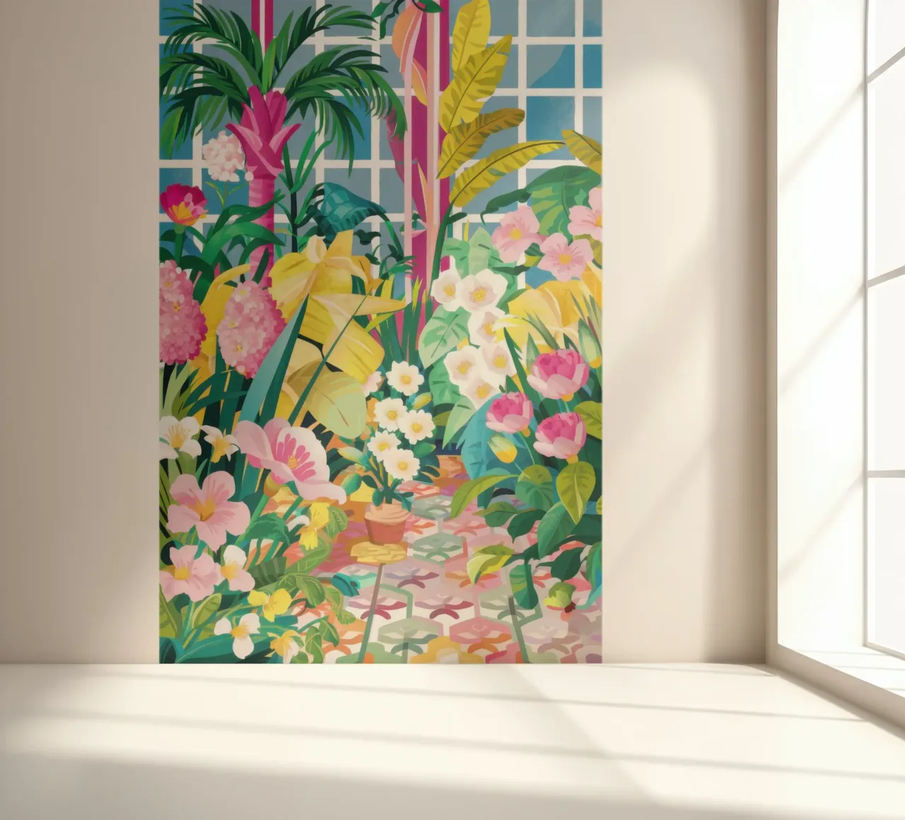 Impressionistic Jungle Paradise photo wallpaper by Prism Ritual