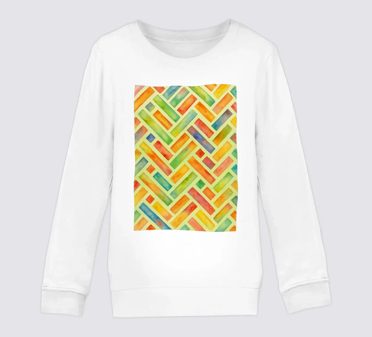 line box drawing ilustration kids sweatshirt by Permatax