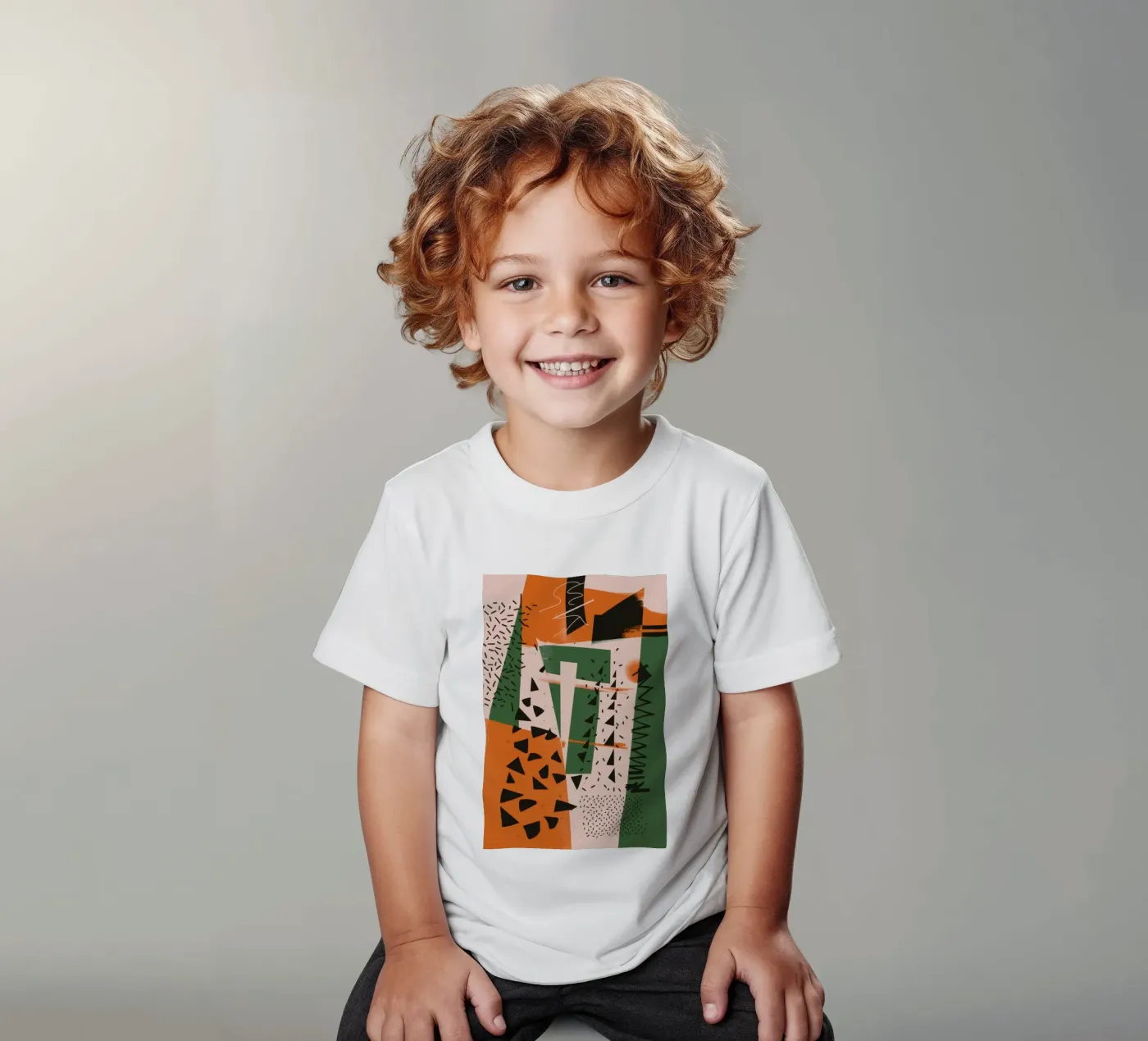 Eclectisch patroon botsing kinder t-shirt van Bring Haven