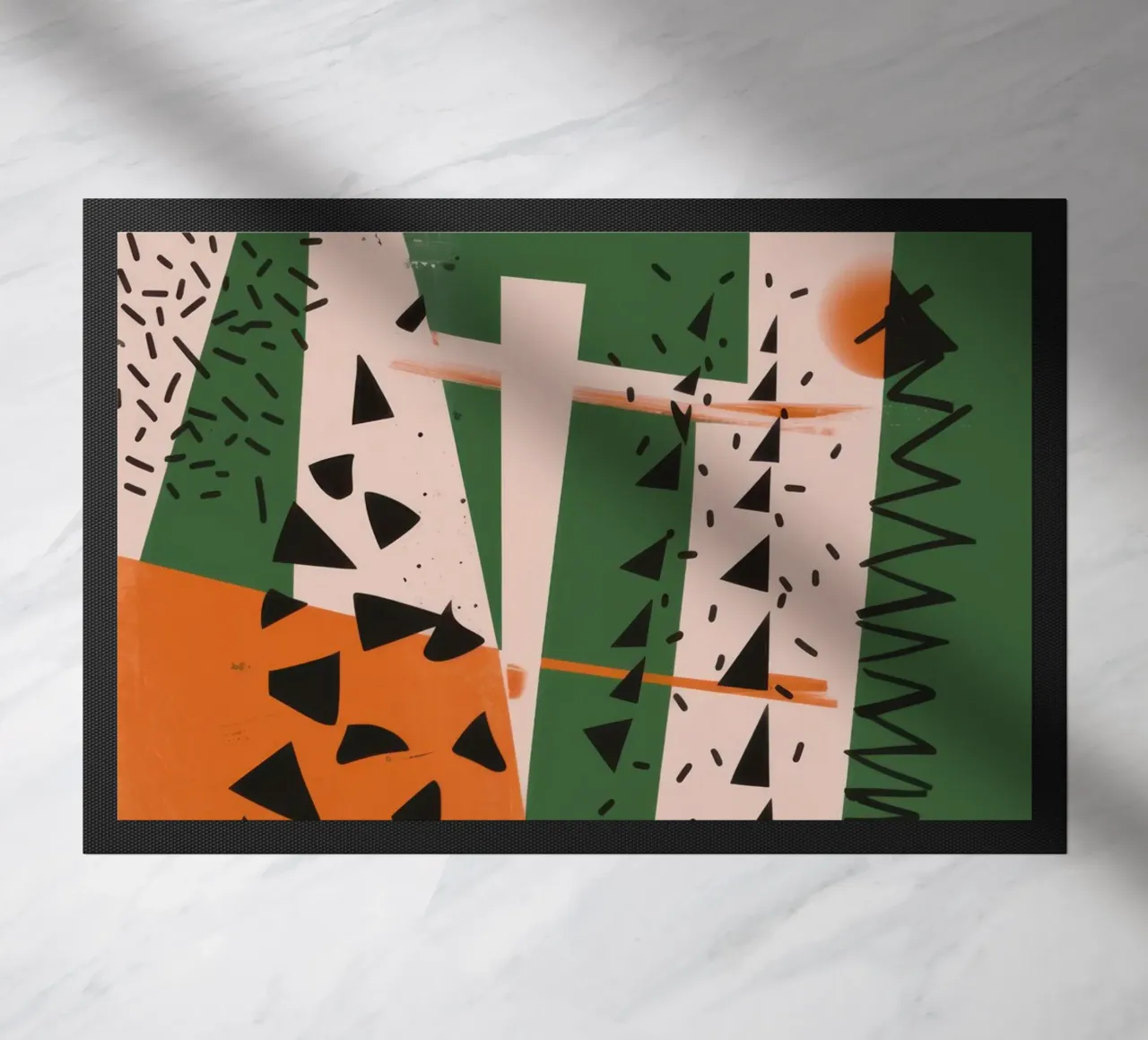 Eclectic Pattern Clash doormat by Bring Haven