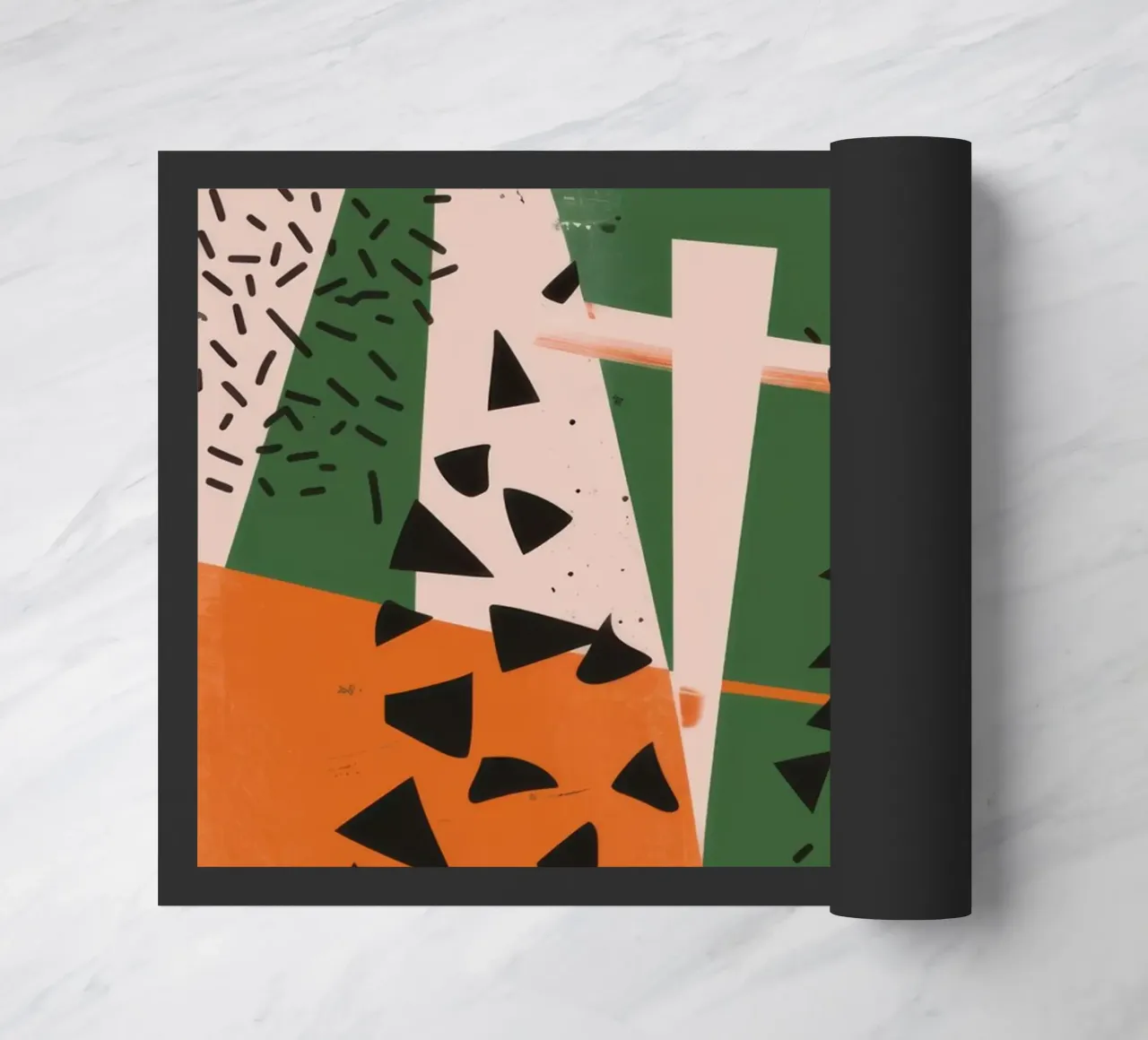 Eclectic Pattern Clash doormat by Bring Haven