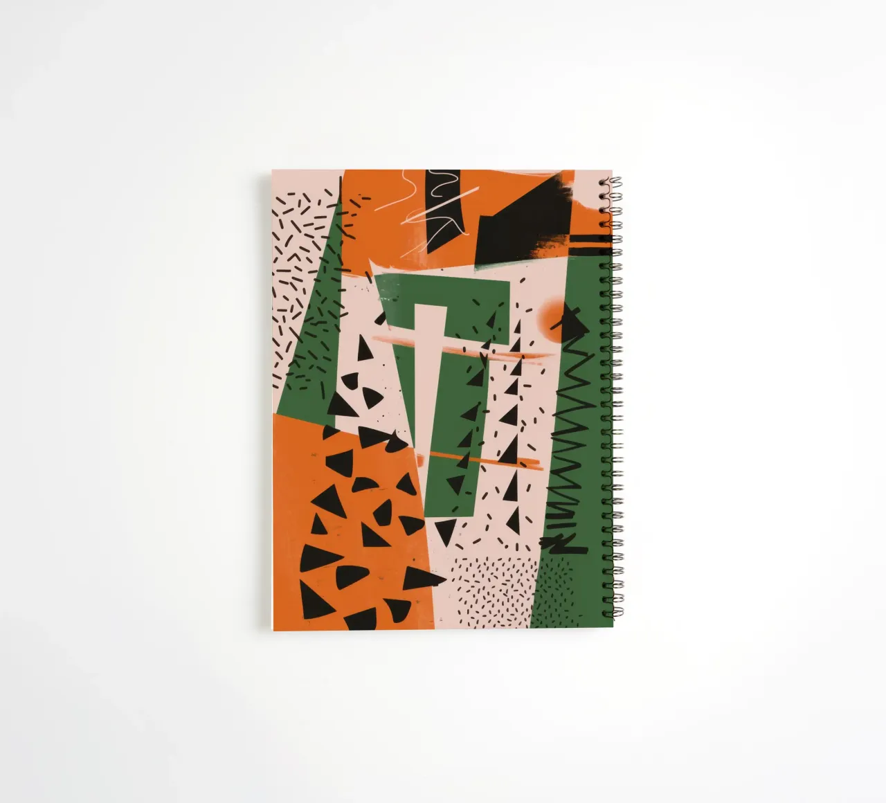 Eclectic Pattern Clash spiral notebook by Bring Haven