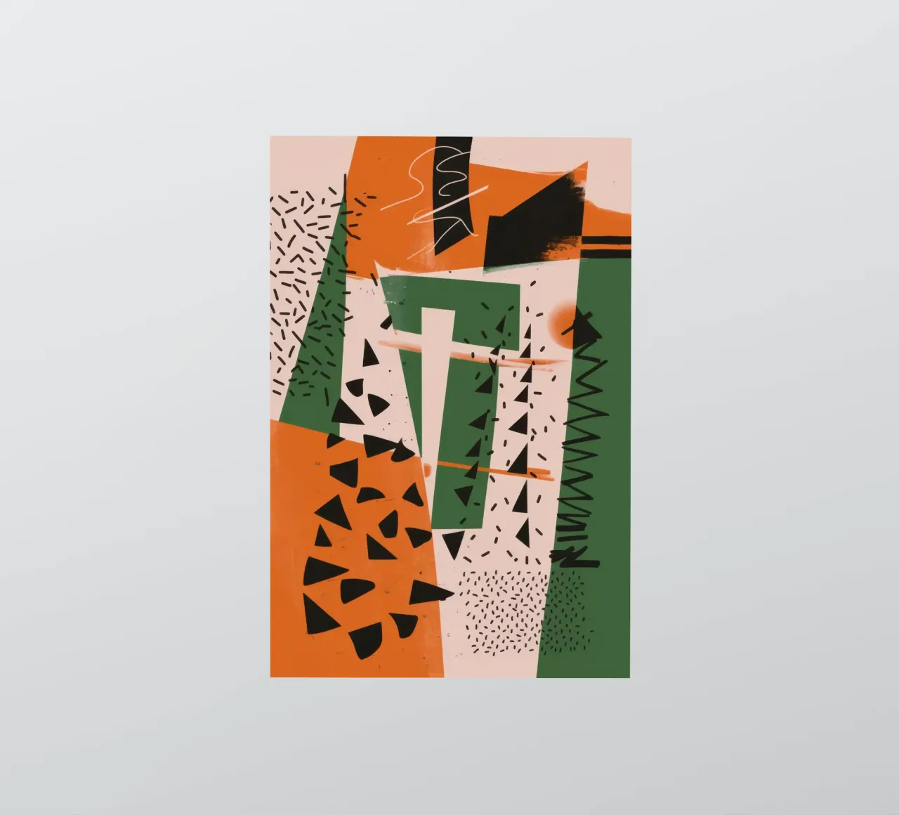 Scontro tra modelli eclettici adesivo da Bring Haven