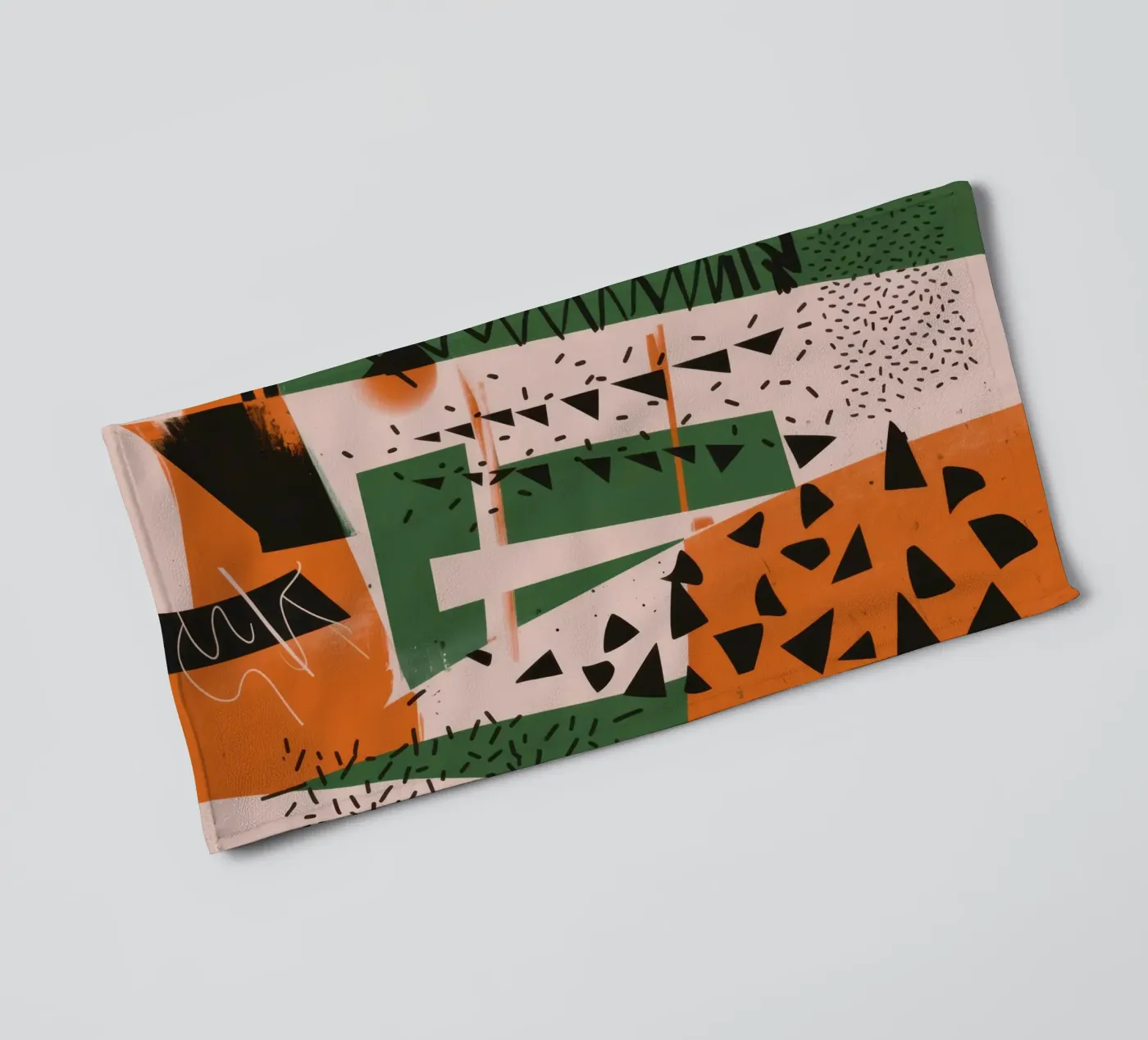 Eclectic Pattern Clash towel by Bring Haven
