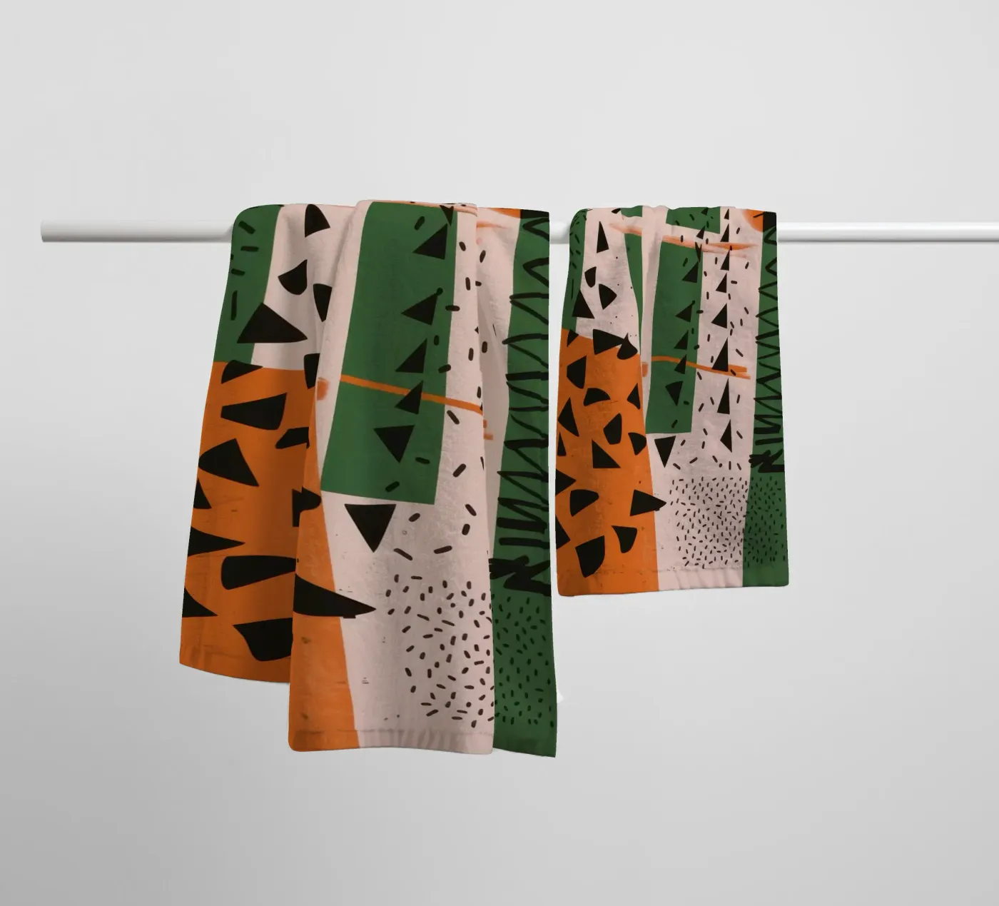 Eclectic Pattern Clash towel by Bring Haven