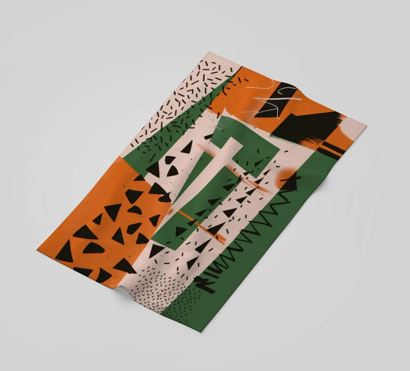 Eklektischer Musterkonflikt Strandtuch von Bring Haven