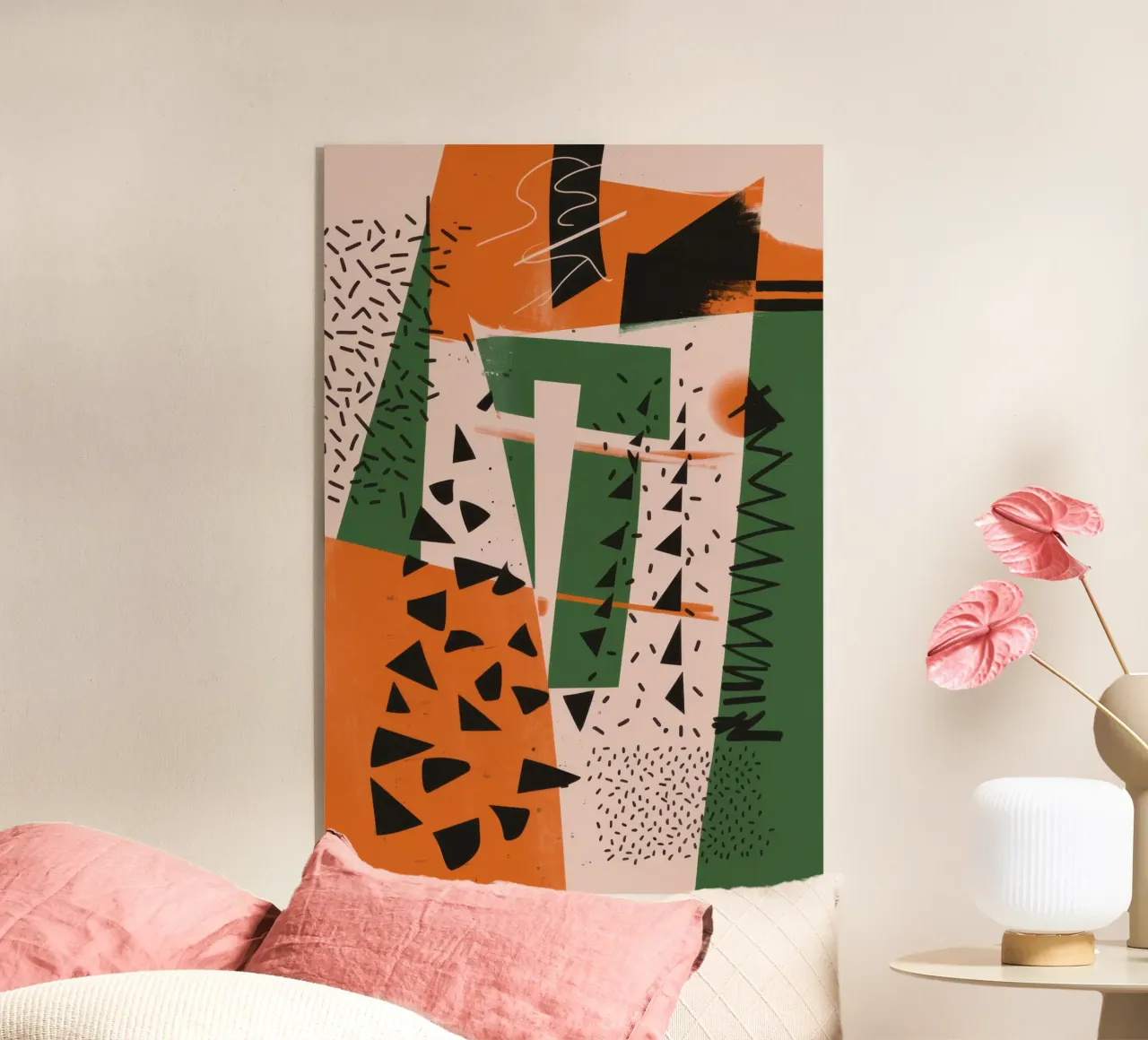 Eclectic Pattern Clash acrylic glass by Bring Haven