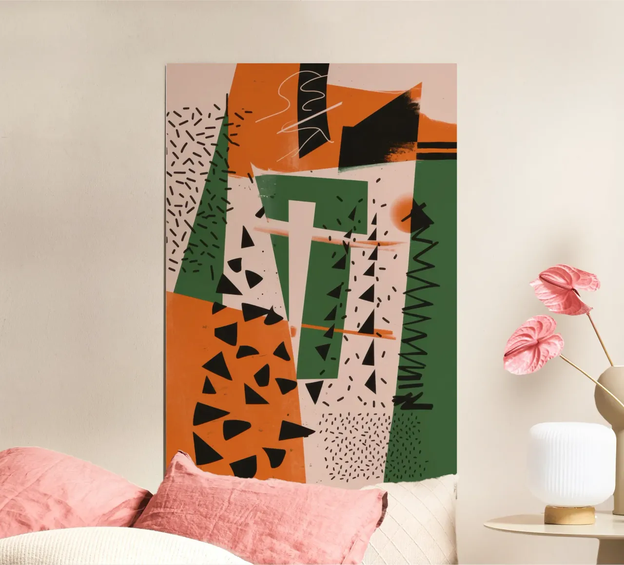 Eclectic Pattern Clash poster by Bring Haven