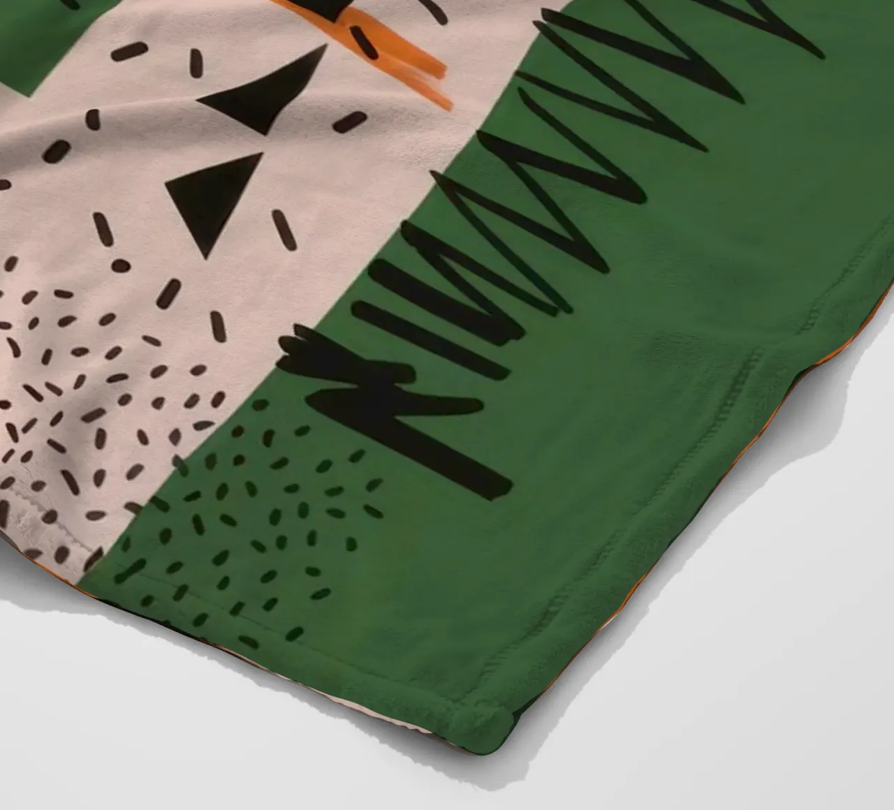 Eclectic Pattern Clash Fleecedecke von Bring Haven