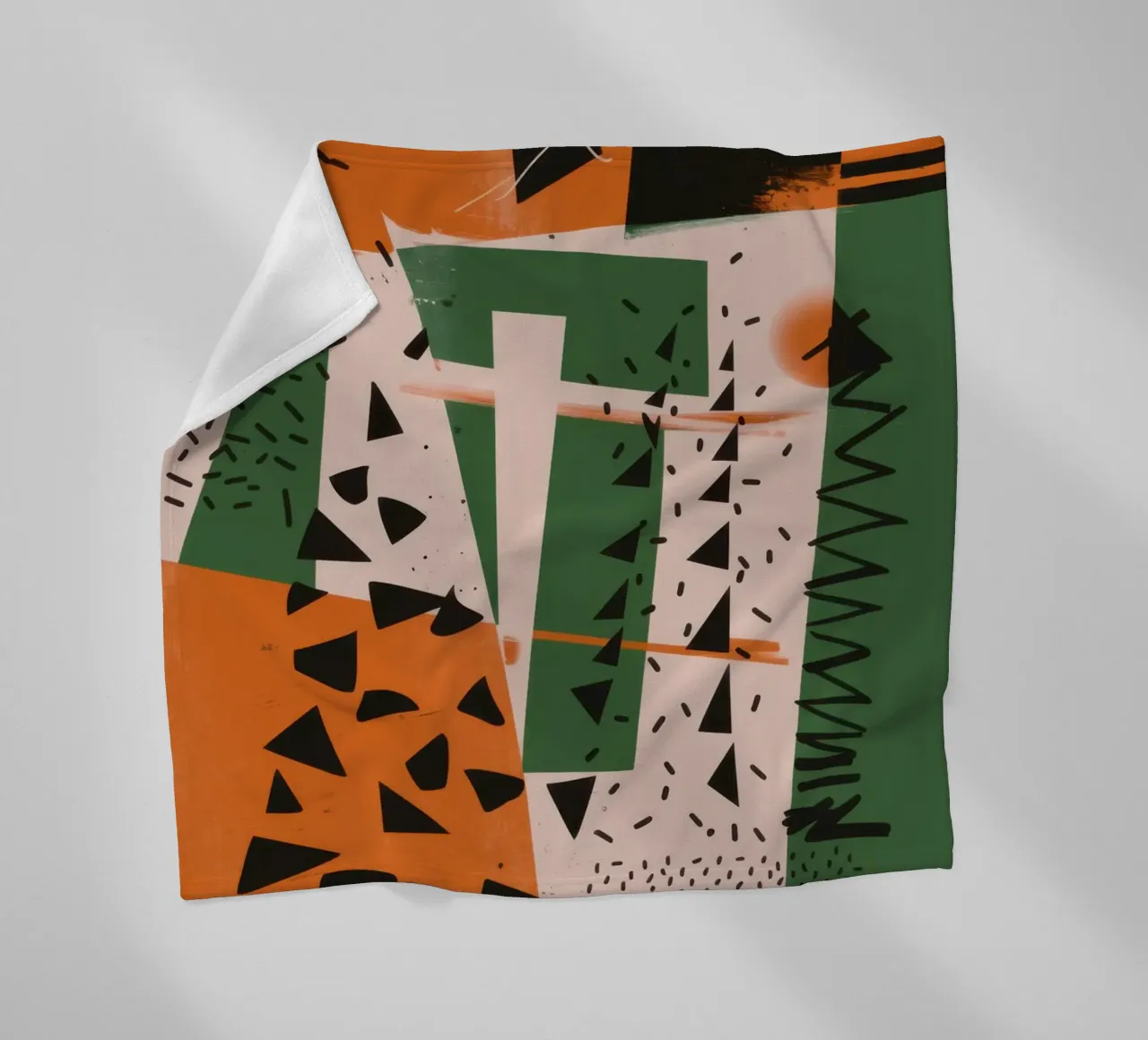 Eclectic Pattern Clash Fleecedecke von Bring Haven