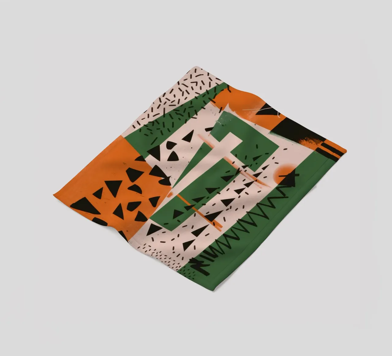 Eclectic Pattern Clash Fleecedecke von Bring Haven