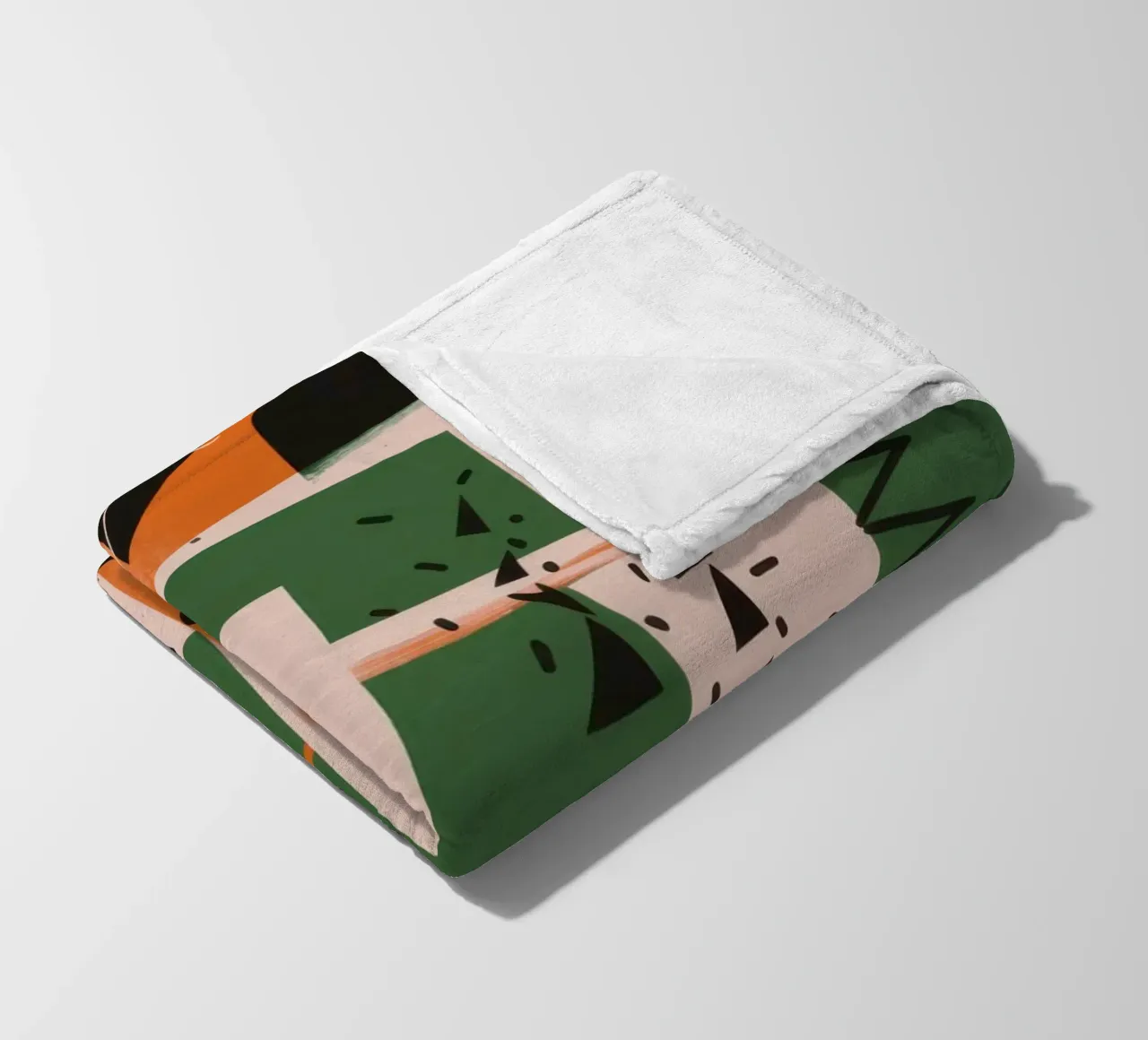 Eclectic Pattern Clash Fleecedecke von Bring Haven