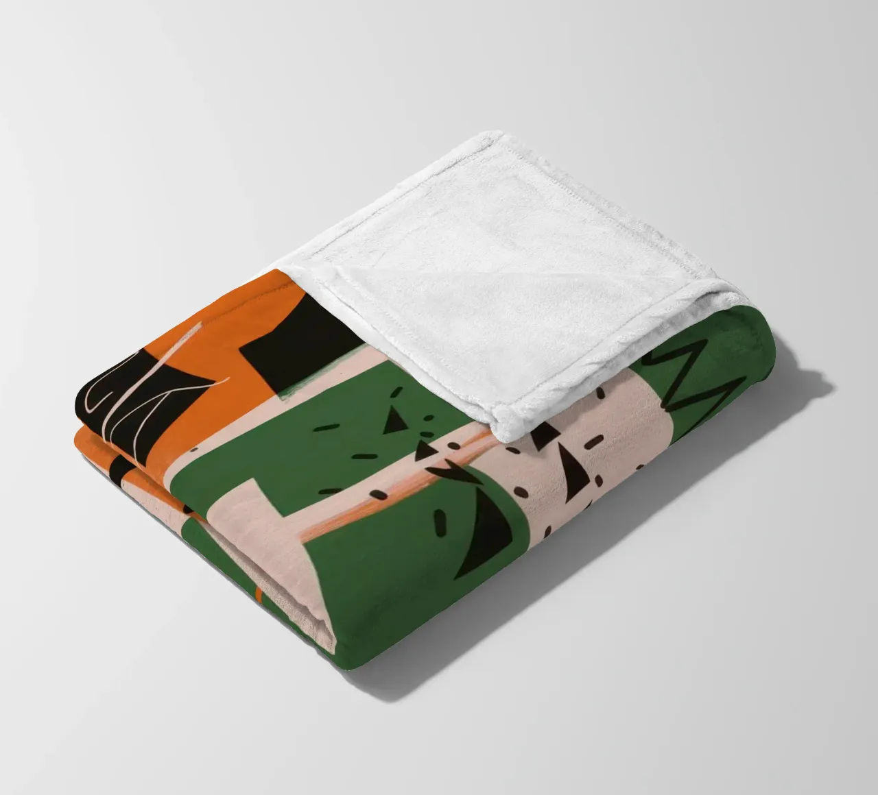 Eclectic Pattern Clash Fleecedecke von Bring Haven