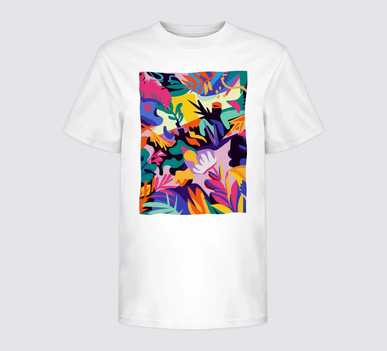 Caos di foglie cromatiche t-shirt bambini da Solar Paint