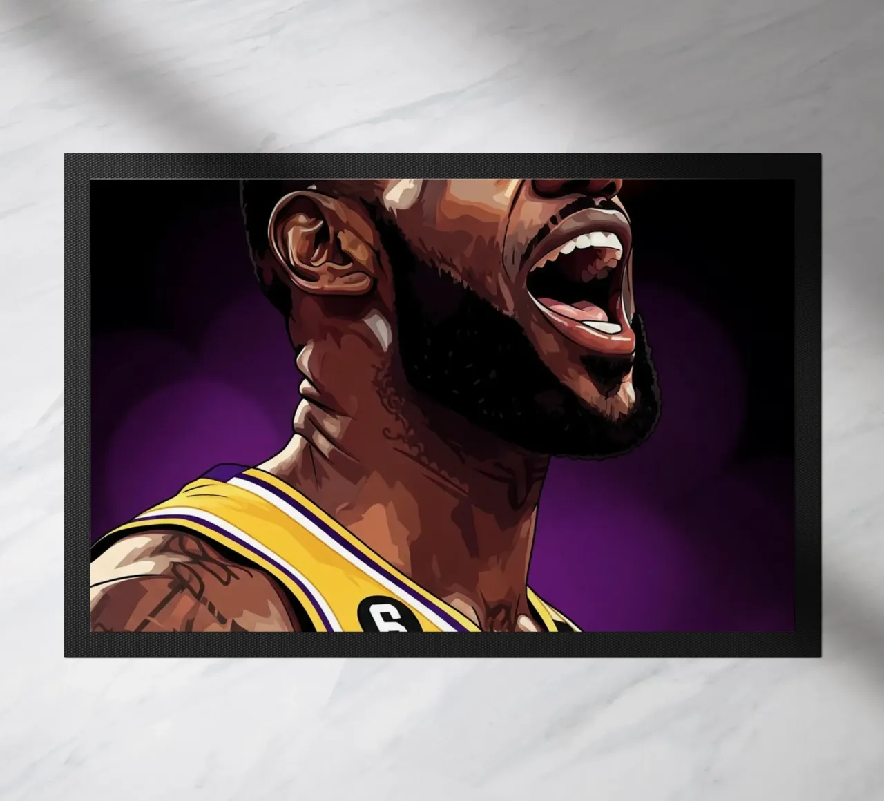 Lebron James portrait (4) zerbino da Lembayung art