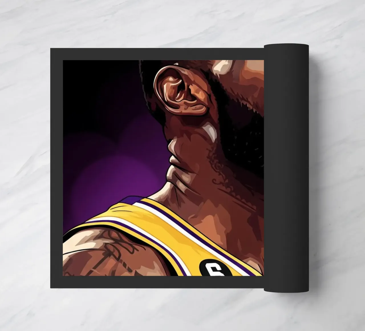 Lebron James portrait (4) zerbino da Lembayung art