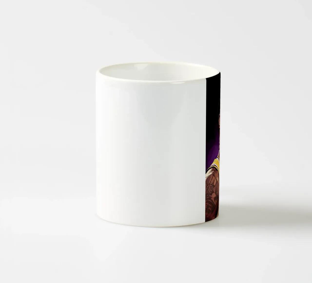 Lebron James portrait (4) tazza in ceramica da Lembayung art