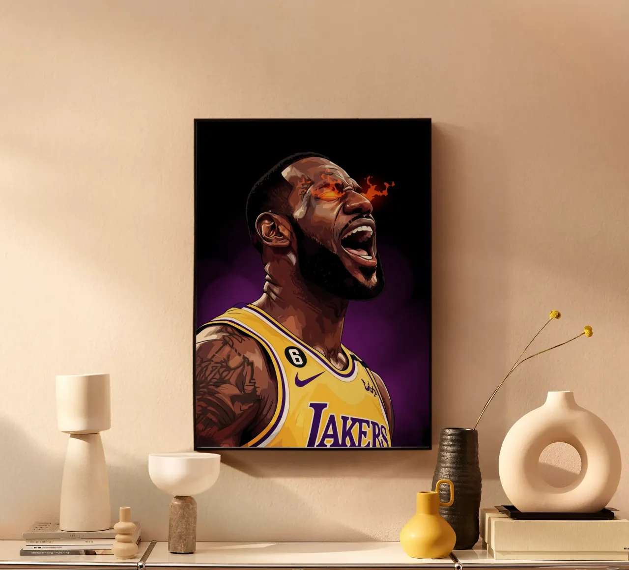 Lebron James portrait (4) plexiglass da Lembayung art