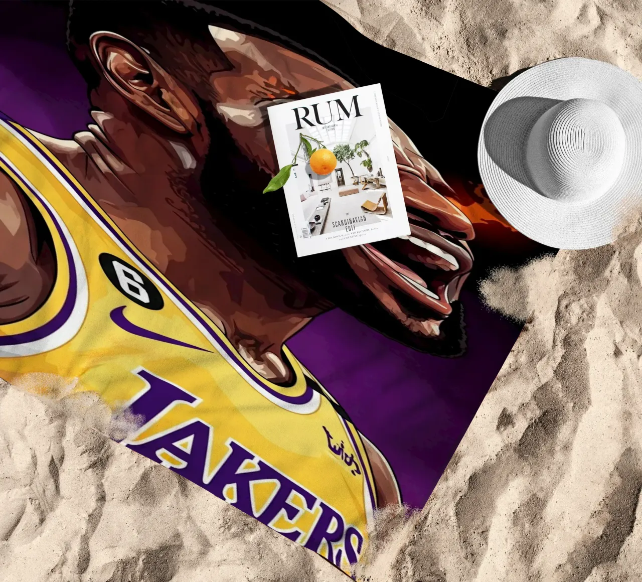 Lebron James portrait (4) telo mare da Lembayung art