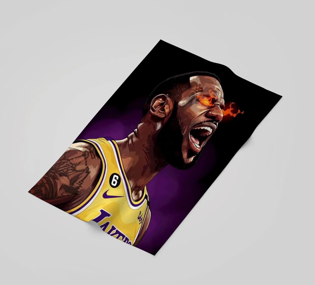 Lebron James portrait (4) telo mare da Lembayung art