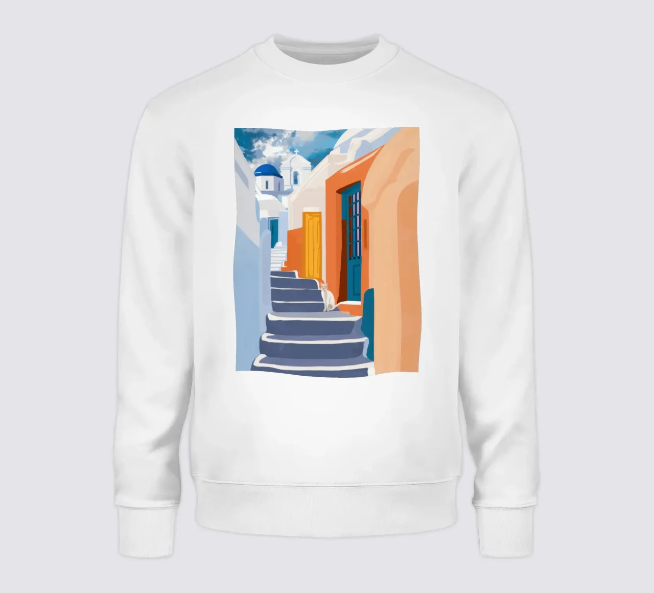 Scala verso l'azzurro felpa da Prism Ritual