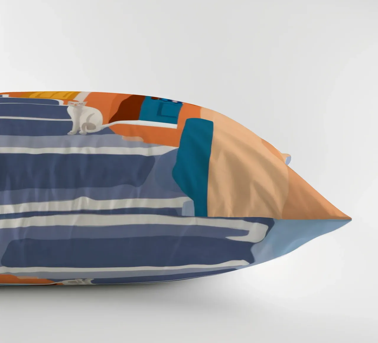 Scala verso l'azzurro cuscino da Prism Ritual