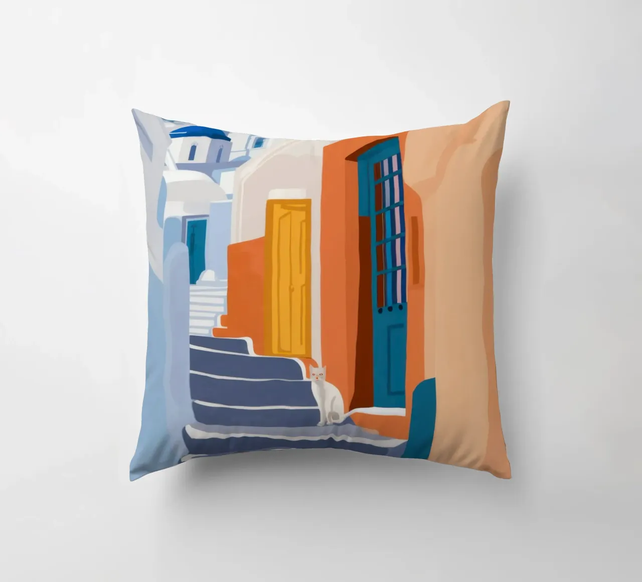 Scala verso l'azzurro cuscino da Prism Ritual