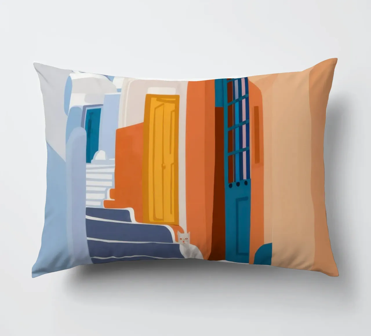 Scala verso l'azzurro cuscino da Prism Ritual